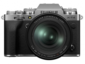 Fujifilm X-T4 váz (ezüst) + XF 16-80mm f/4 R OIS WR kit